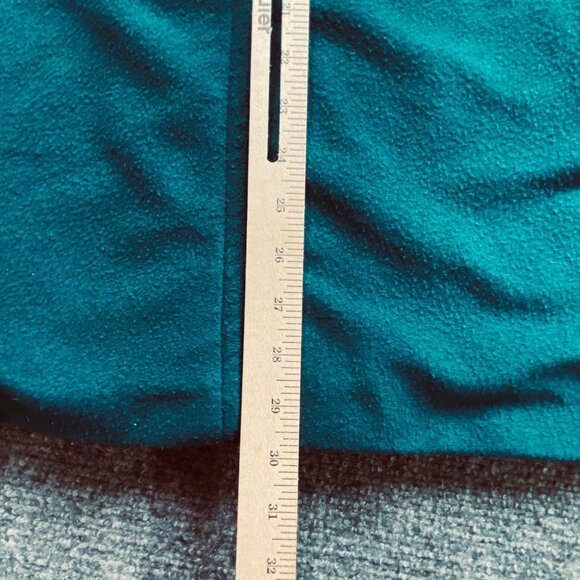 VTG Kashmiracle By Wellington Jacket Women's 9/10 Teal Double-Breasted Coat USA - Picture 10 of 12